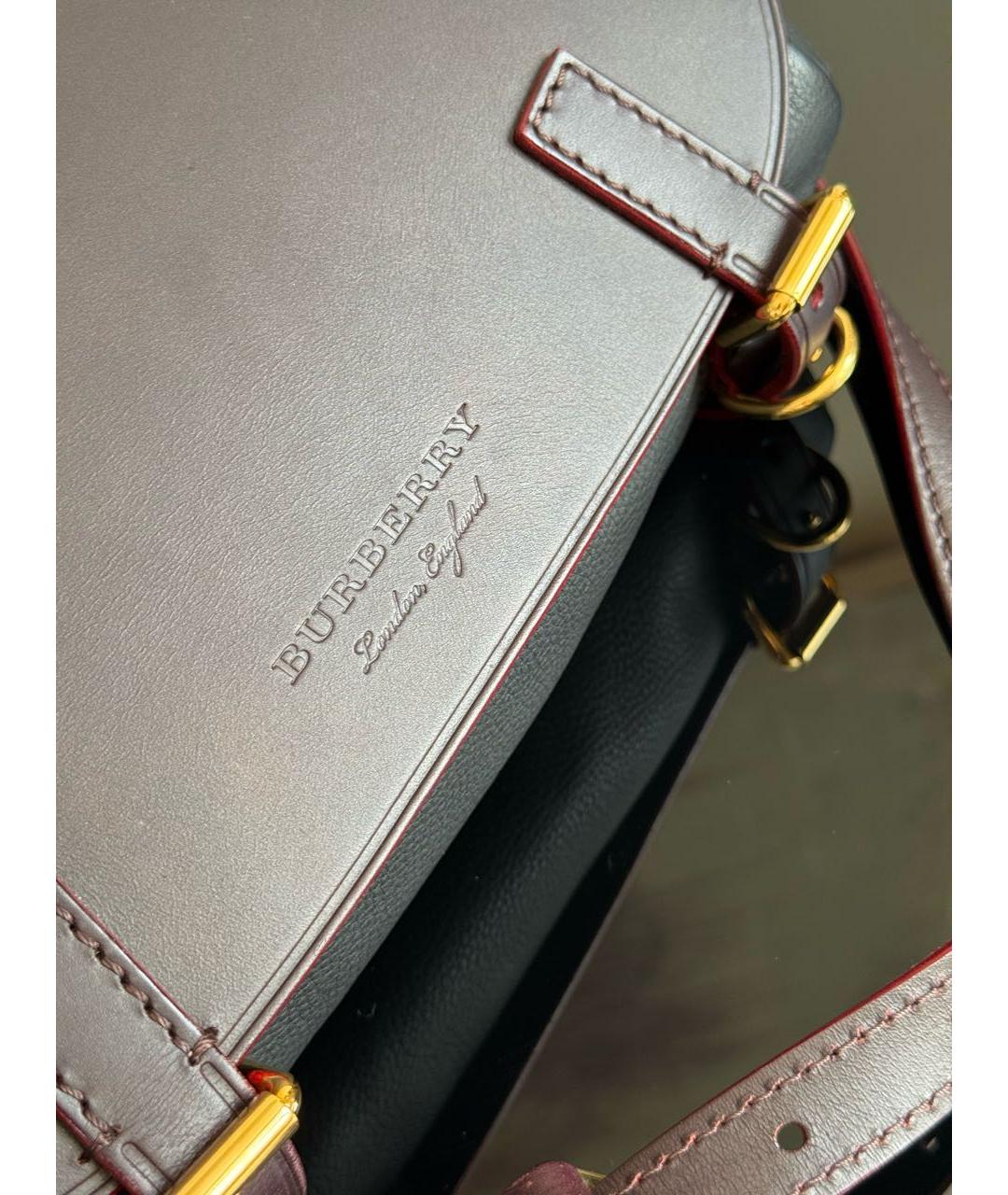 BURBERRY Мульти кожаная сумка через плечо, фото 6