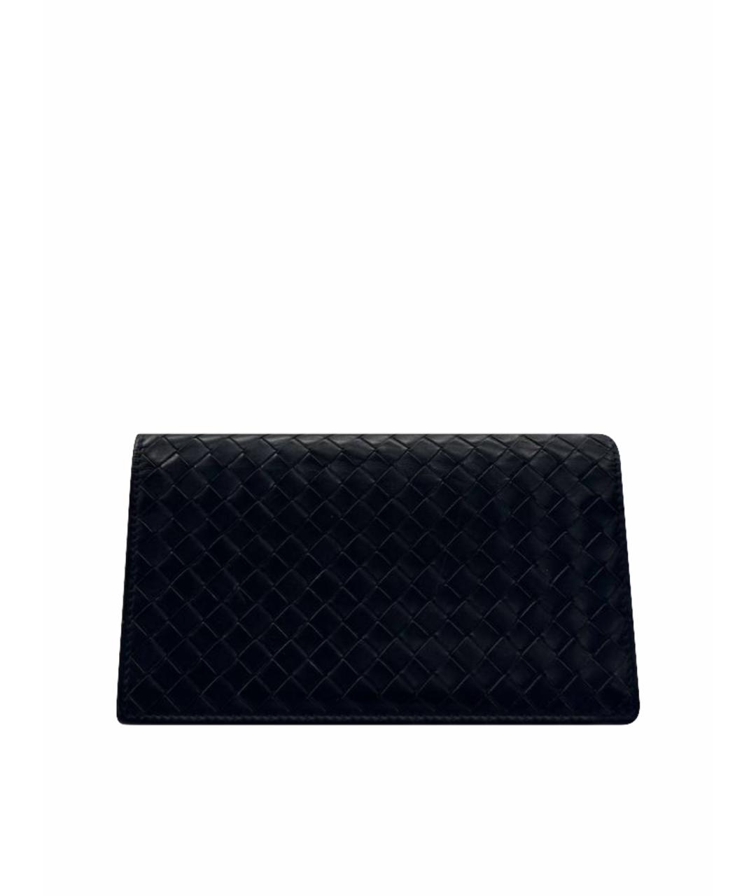 BOTTEGA VENETA Синий кожаный кошелек, фото 1