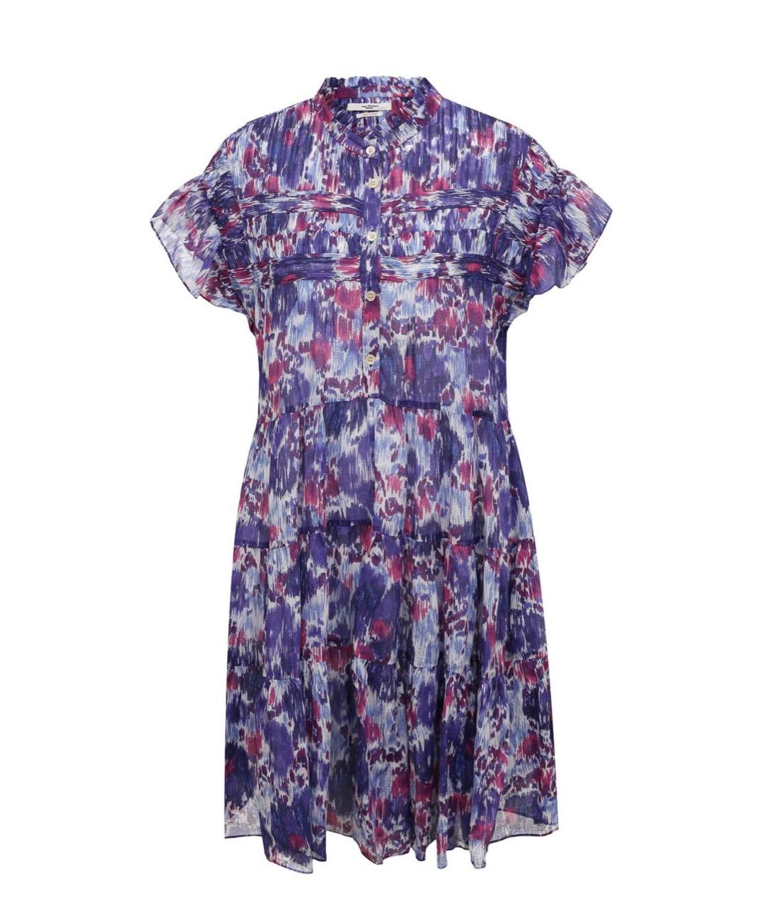 ISABEL MARANT ETOILE Мульти хлопковое коктейльное платье, фото 1