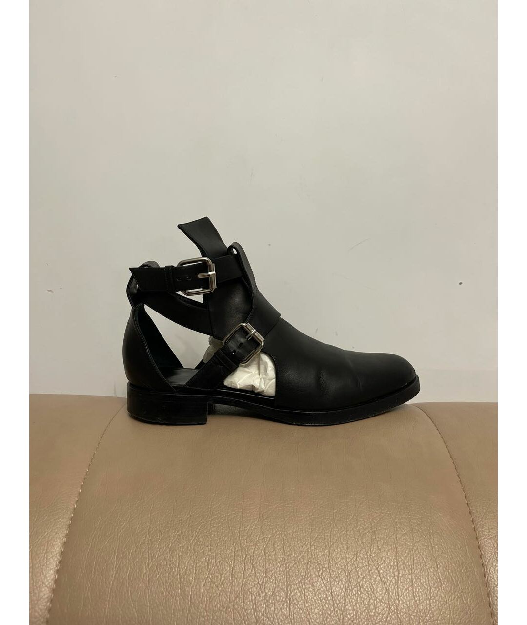 PIERRE HARDY Черные кожаные ботинки, фото 5
