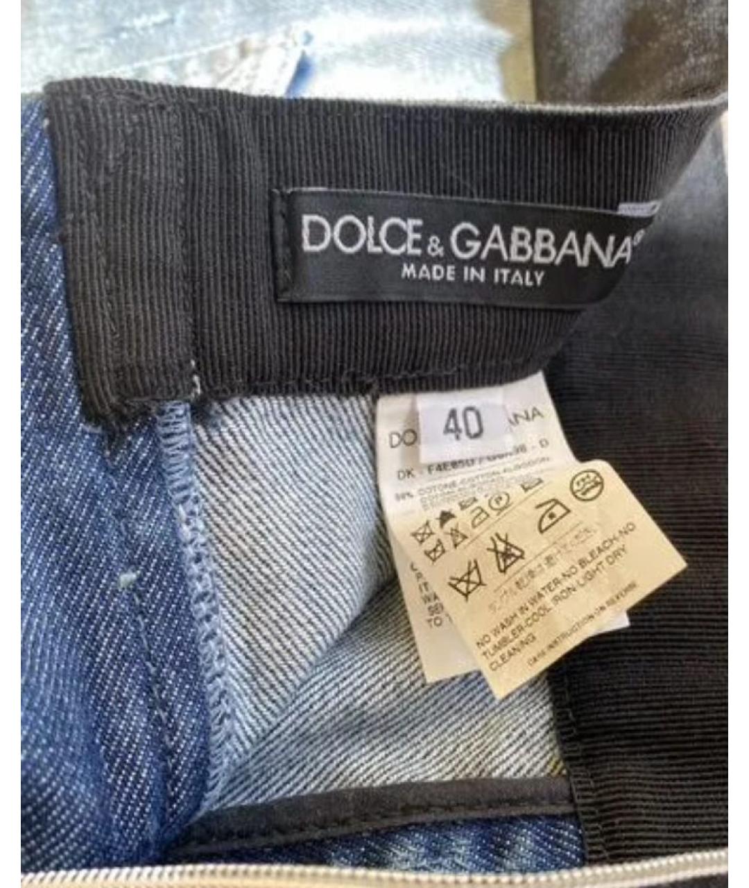 DOLCE&GABBANA Юбка мини, фото 5