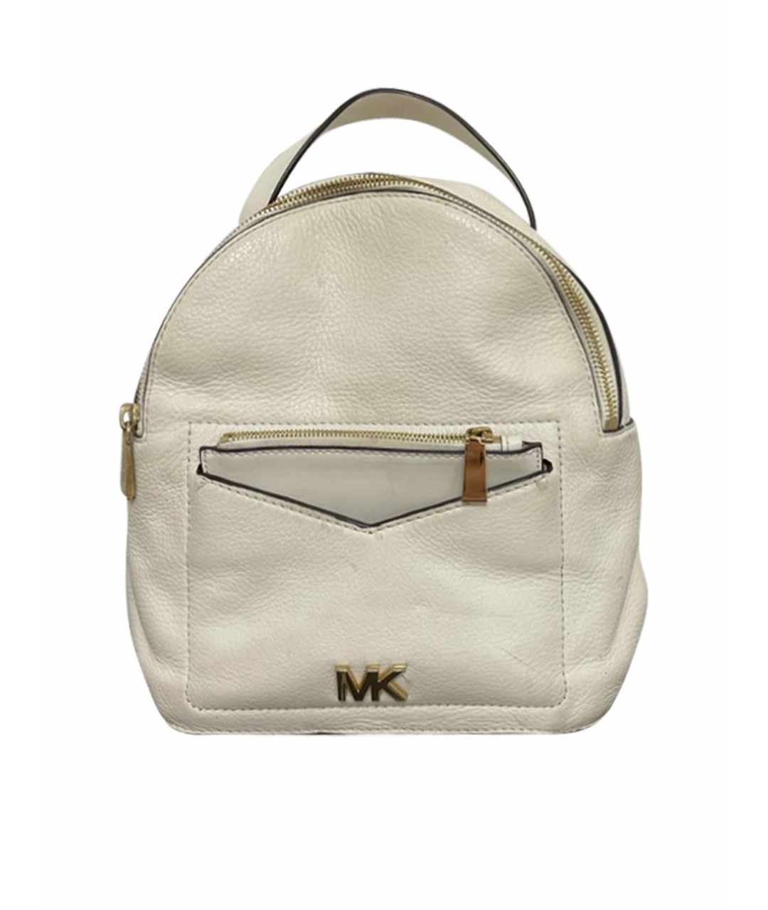 MICHAEL KORS Белый кожаный рюкзак, фото 1