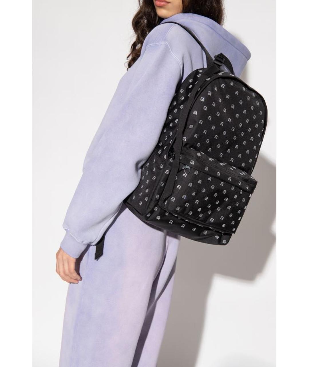 ALEXANDER WANG Черный тканевый рюкзак, фото 5