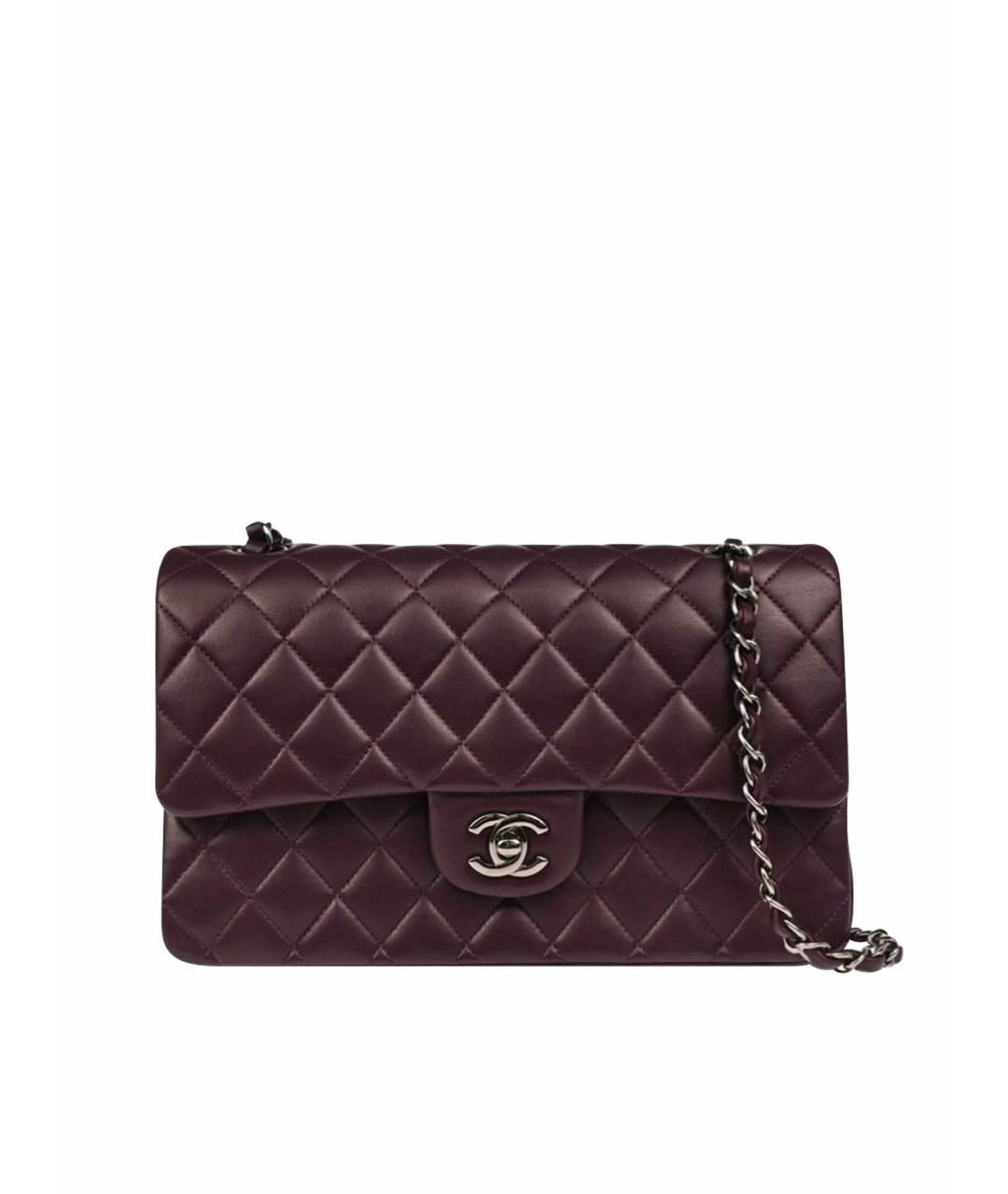 CHANEL Фиолетовая кожаная сумка через плечо, фото 1