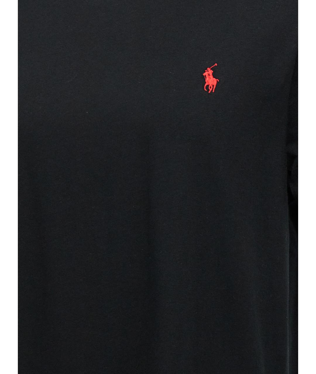 POLO RALPH LAUREN Черная хлопковая футболка, фото 4