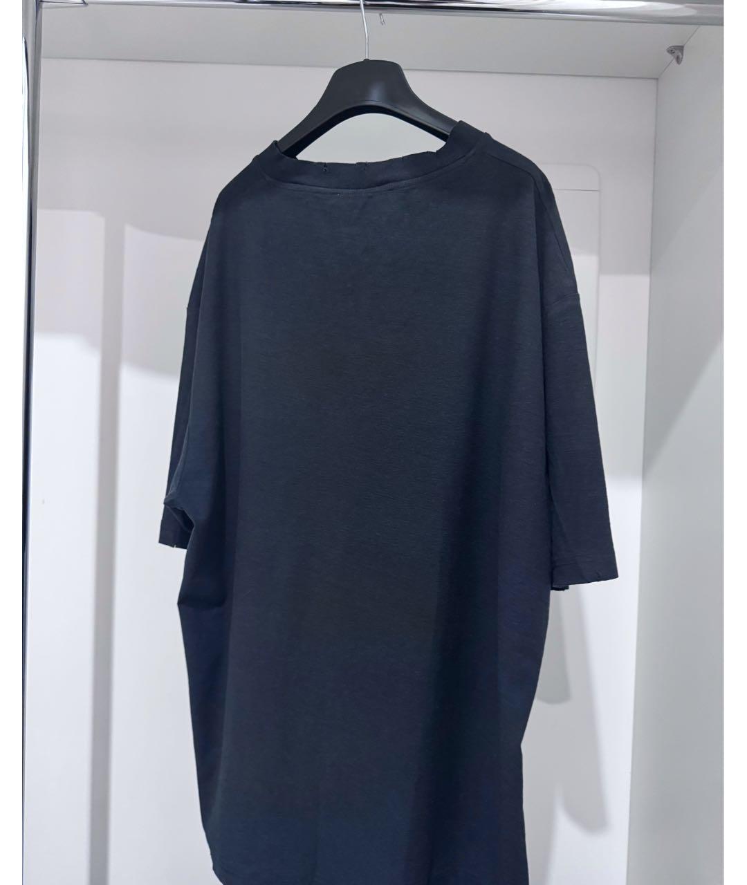 ACNE STUDIOS Черная хлопковая майка, фото 4