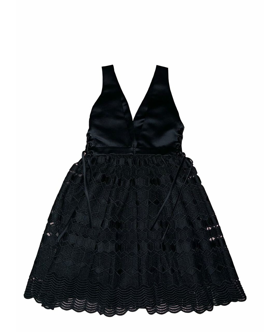 SANDRO Черное полиэстеровое коктейльное платье, фото 2