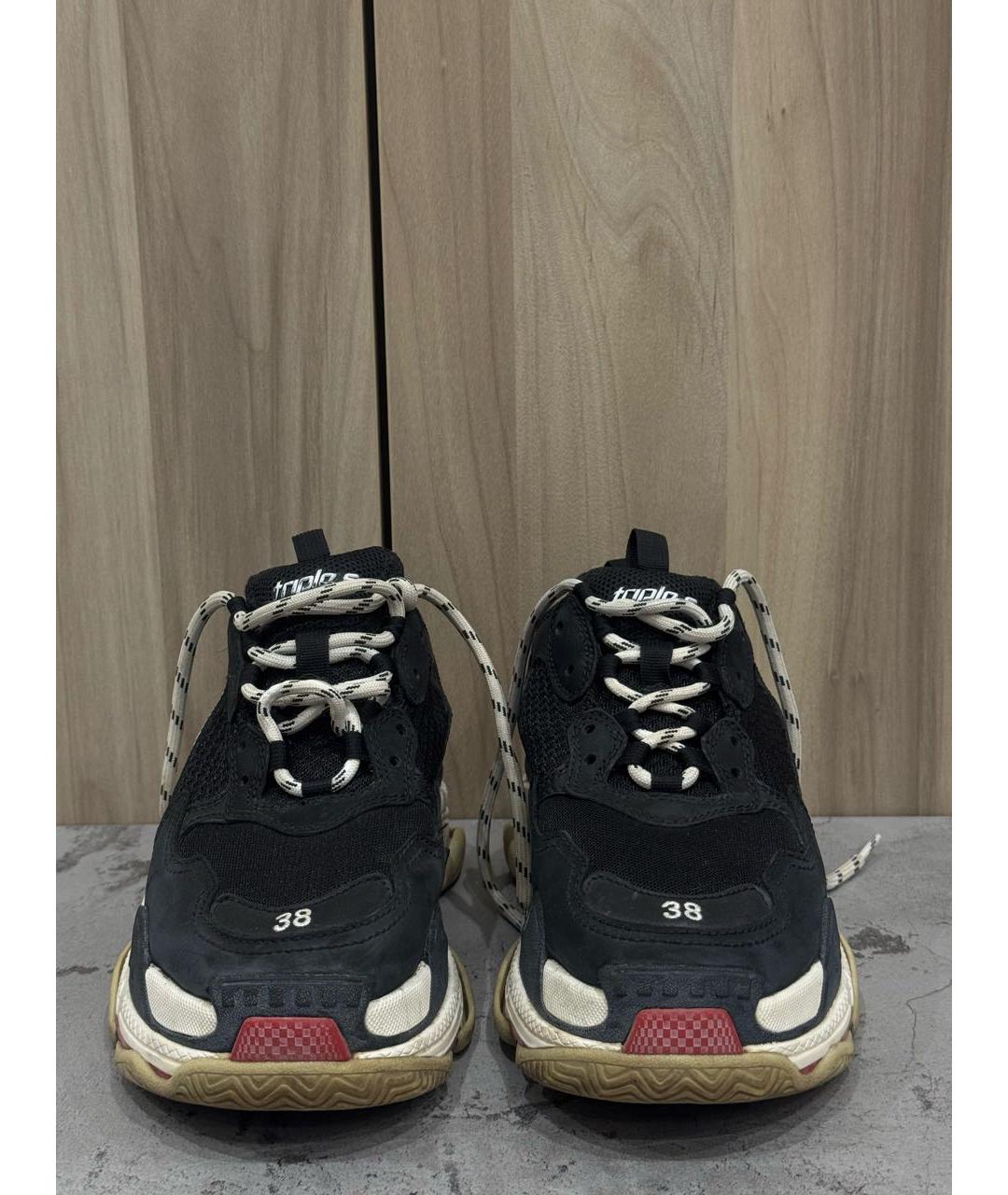 BALENCIAGA Черные кроссовки, фото 2