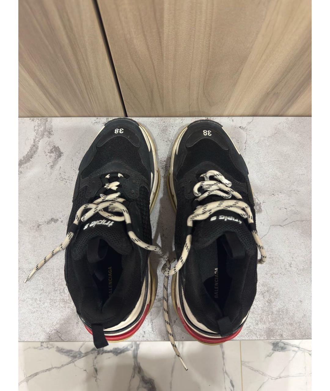 BALENCIAGA Черные кроссовки, фото 4