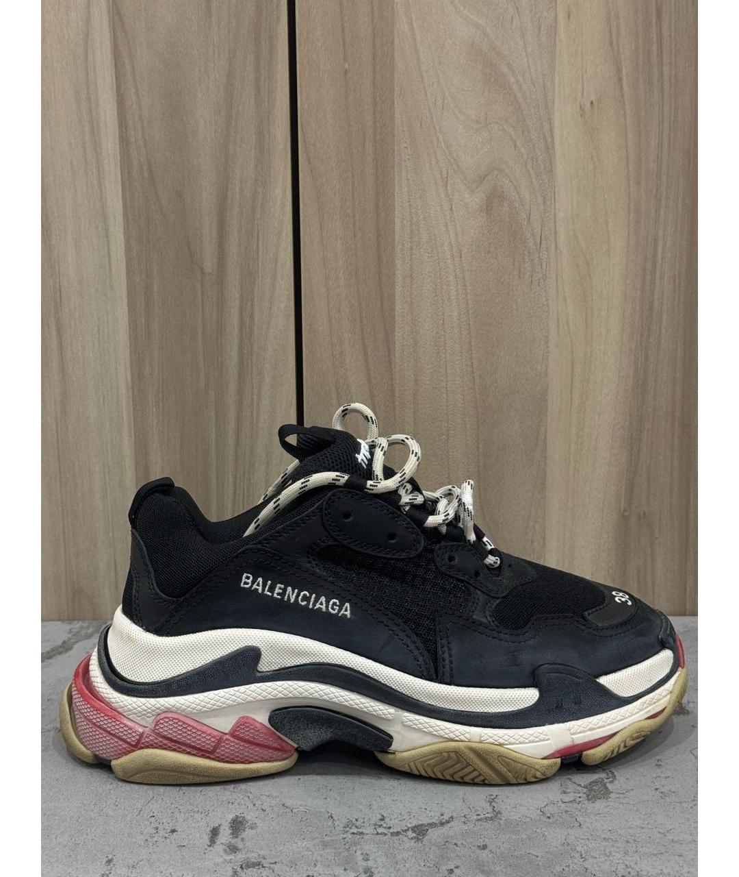 BALENCIAGA Черные кроссовки, фото 6