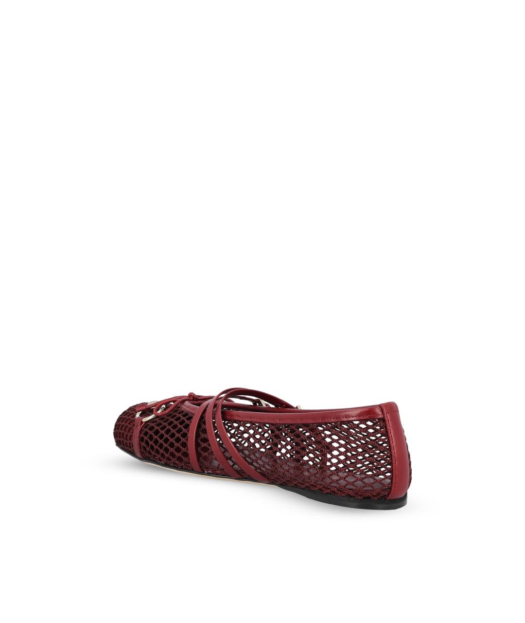 GUCCI Красные балетки, фото 4