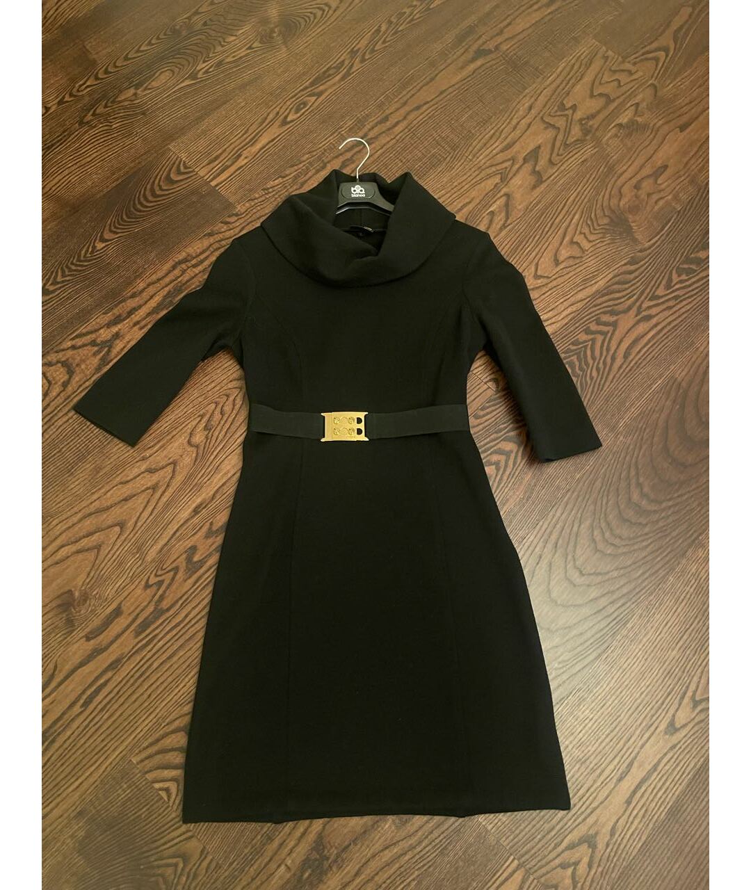 FENDI Черное шерстяное платье, фото 2