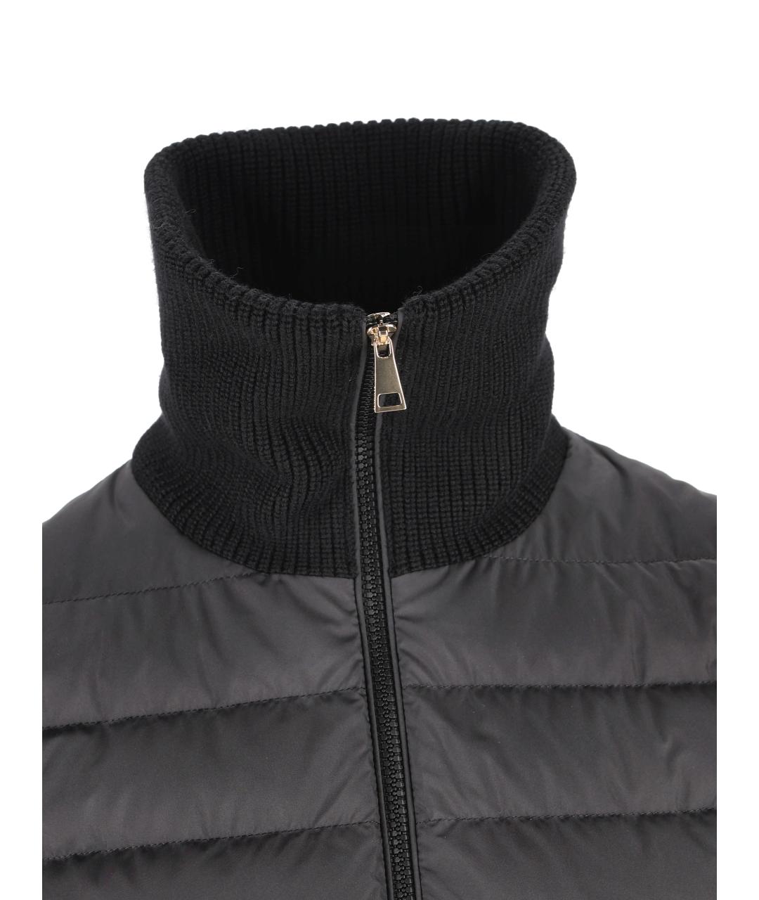 MONCLER Черный джемпер / свитер, фото 3