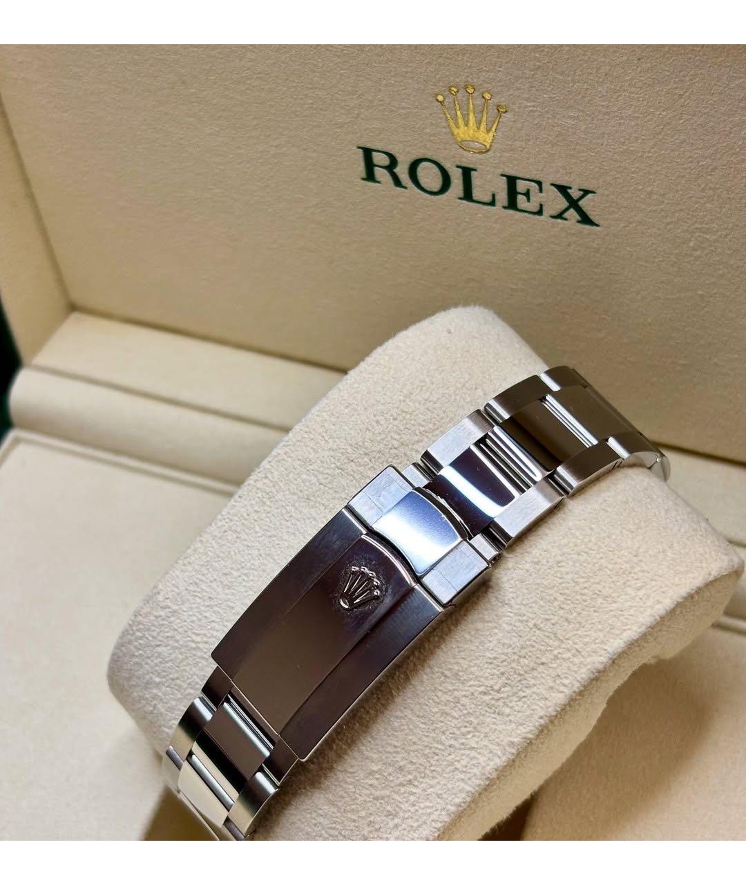 ROLEX Зеленые часы из белого золота, фото 5