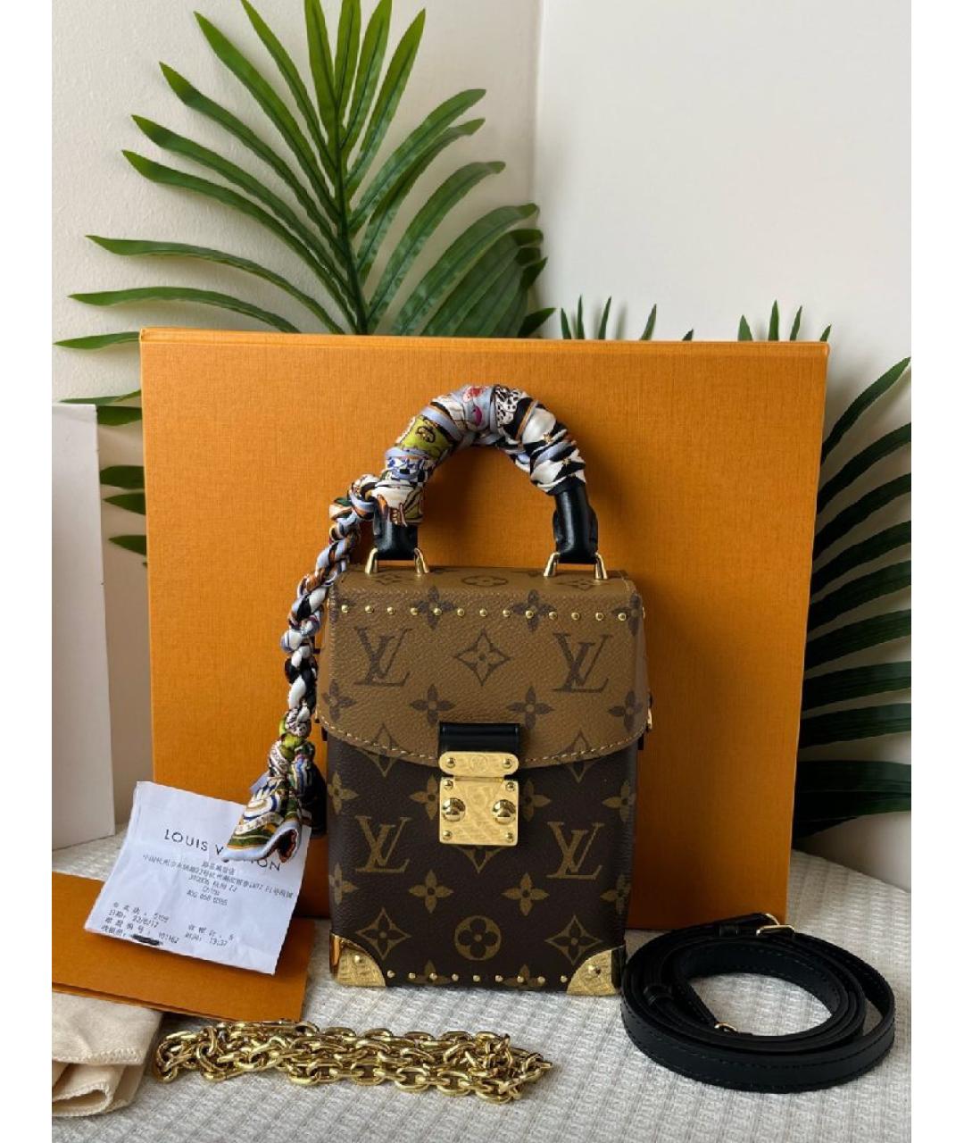 LOUIS VUITTON Кожаная сумка через плечо, фото 7