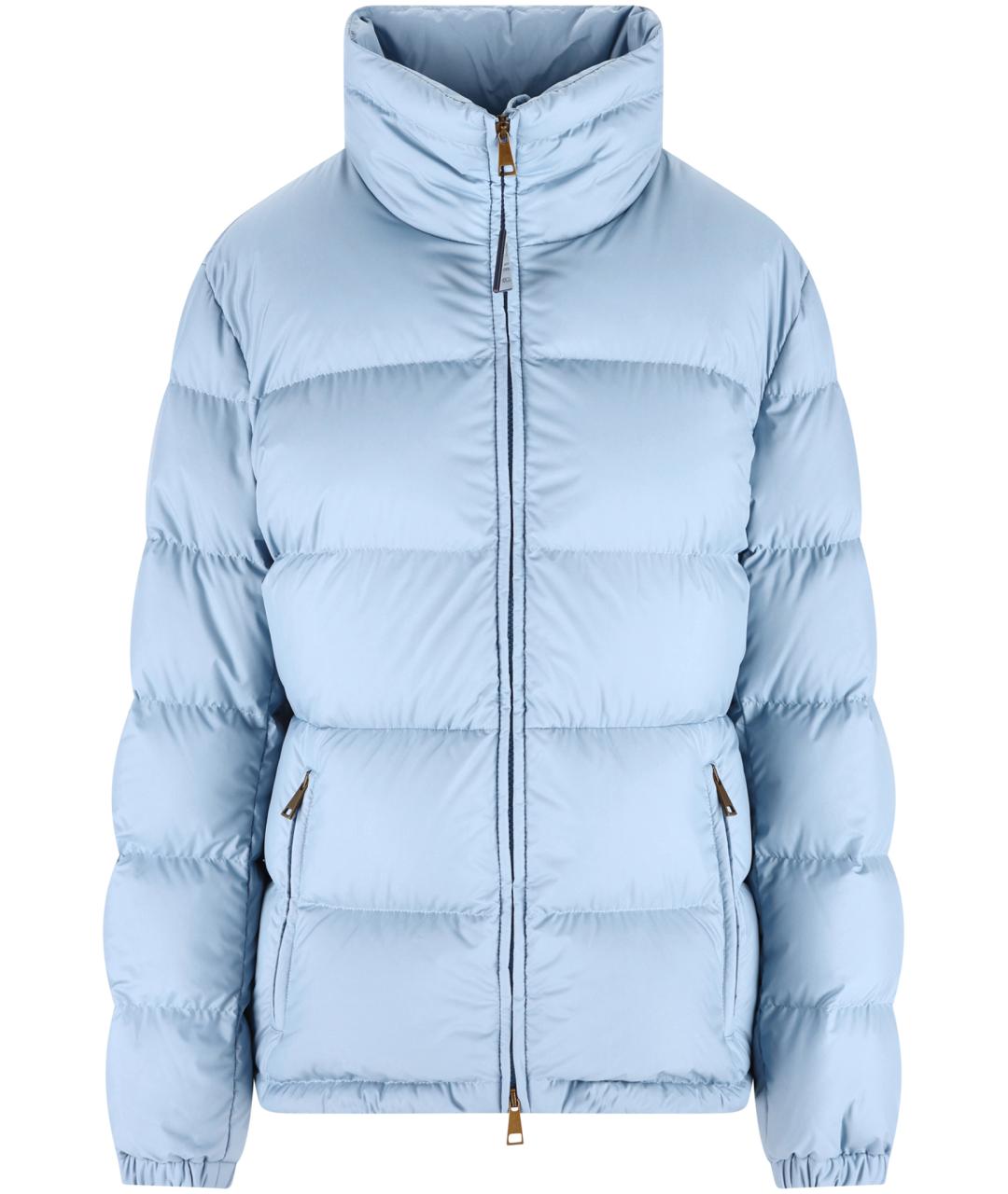 MONCLER Голубой пуховик, фото 1