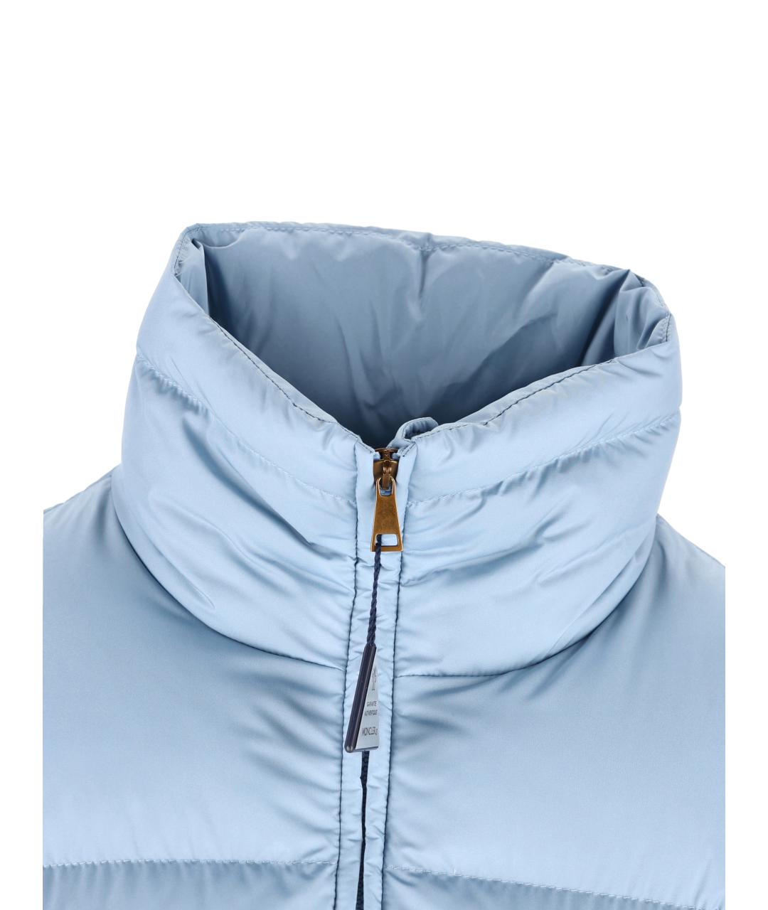 MONCLER Голубой пуховик, фото 2