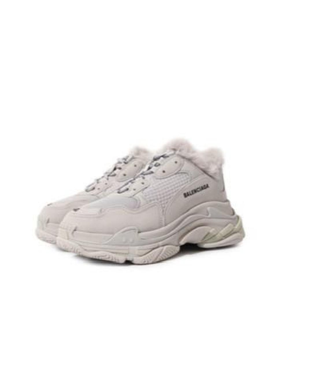 BALENCIAGA Серые кроссовки, фото 2