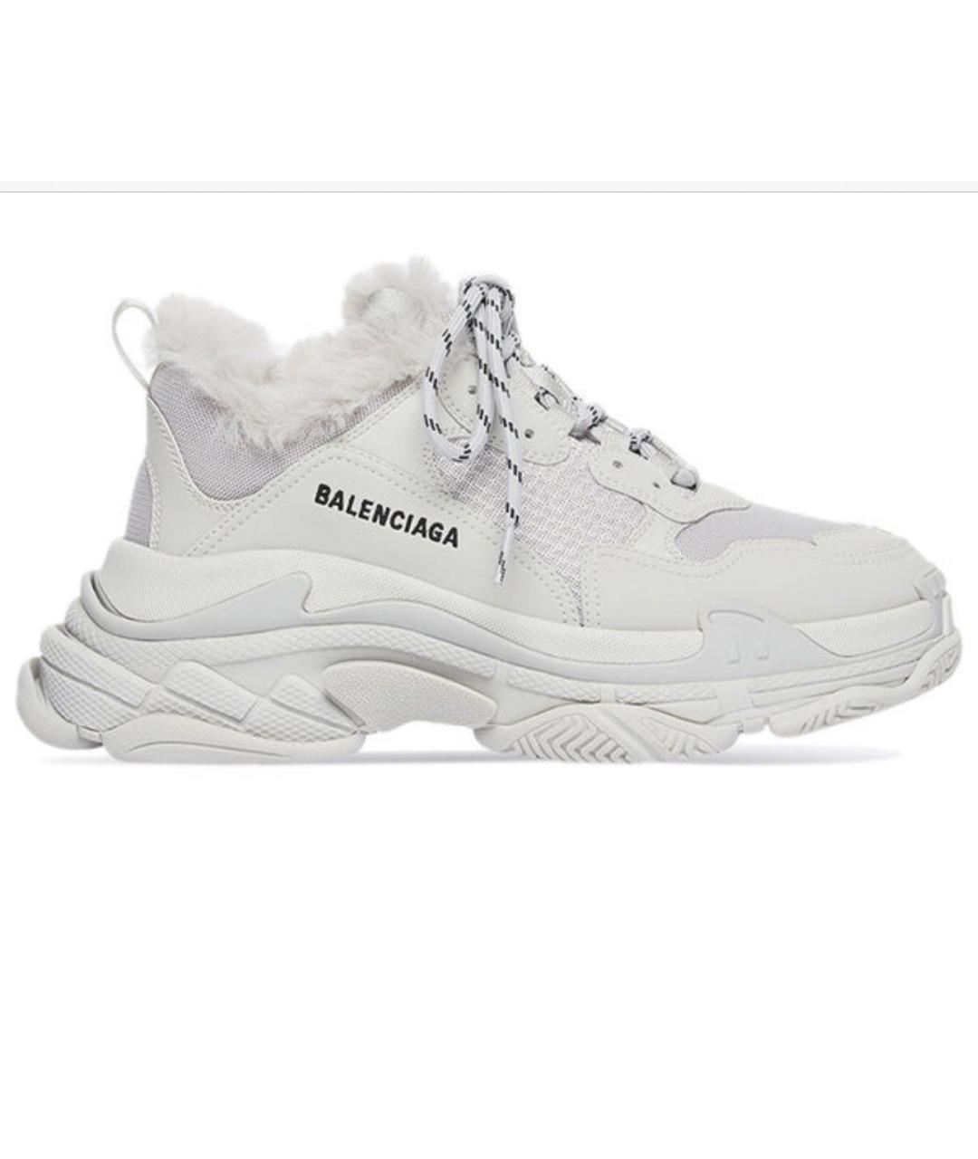 BALENCIAGA Серые кроссовки, фото 5