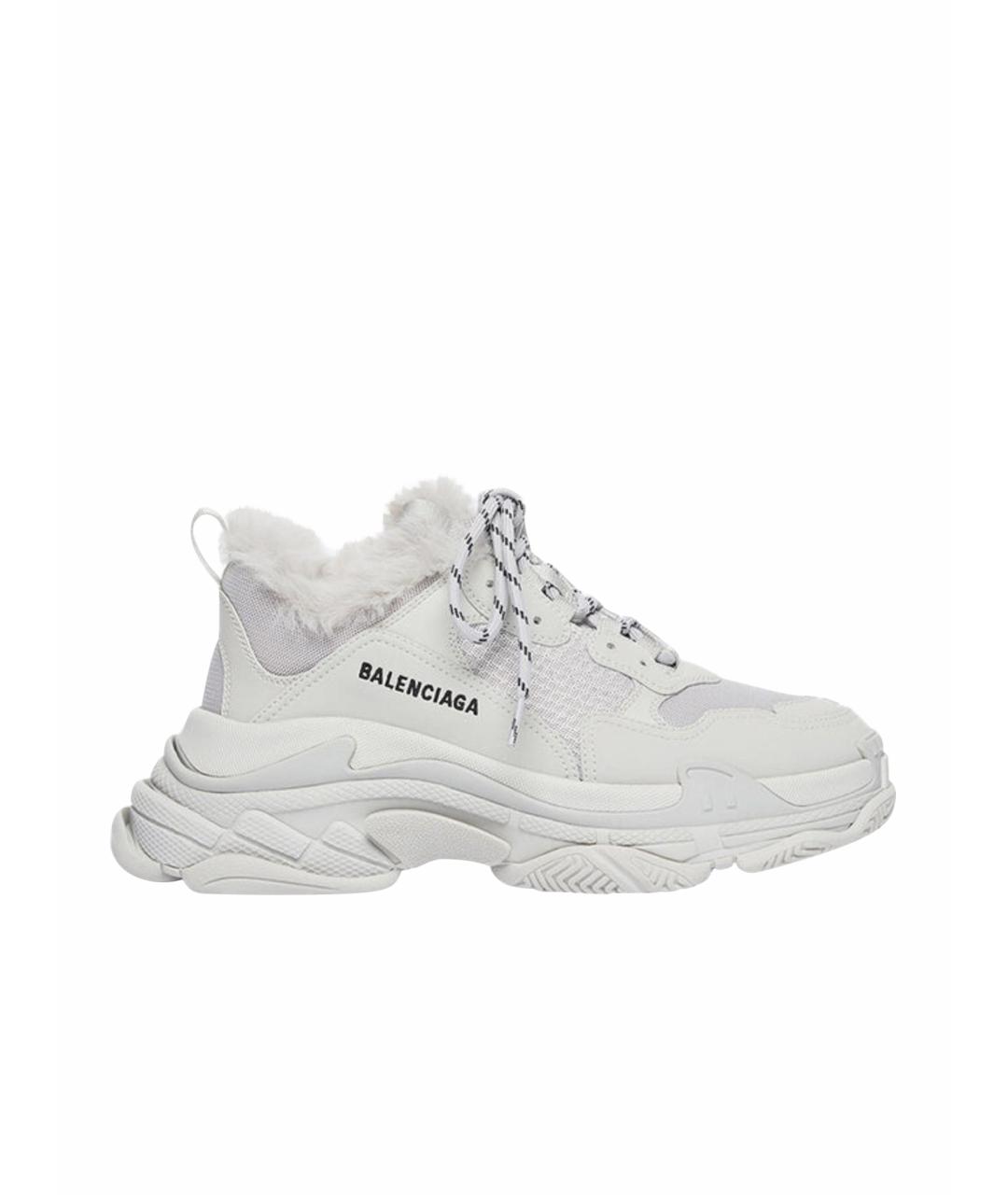 BALENCIAGA Серые кроссовки, фото 1