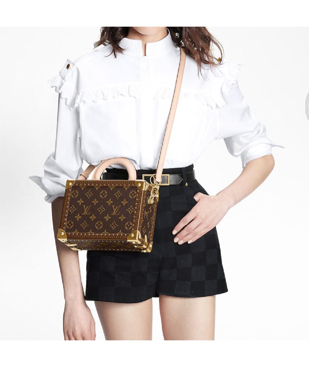LOUIS VUITTON Кожаная сумка через плечо, фото 6