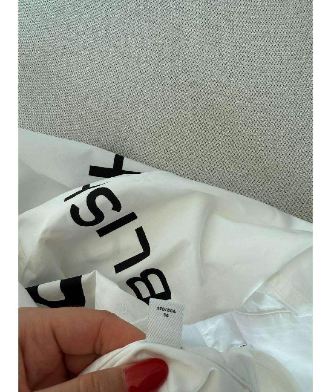 BURBERRY Белое повседневное платье, фото 3