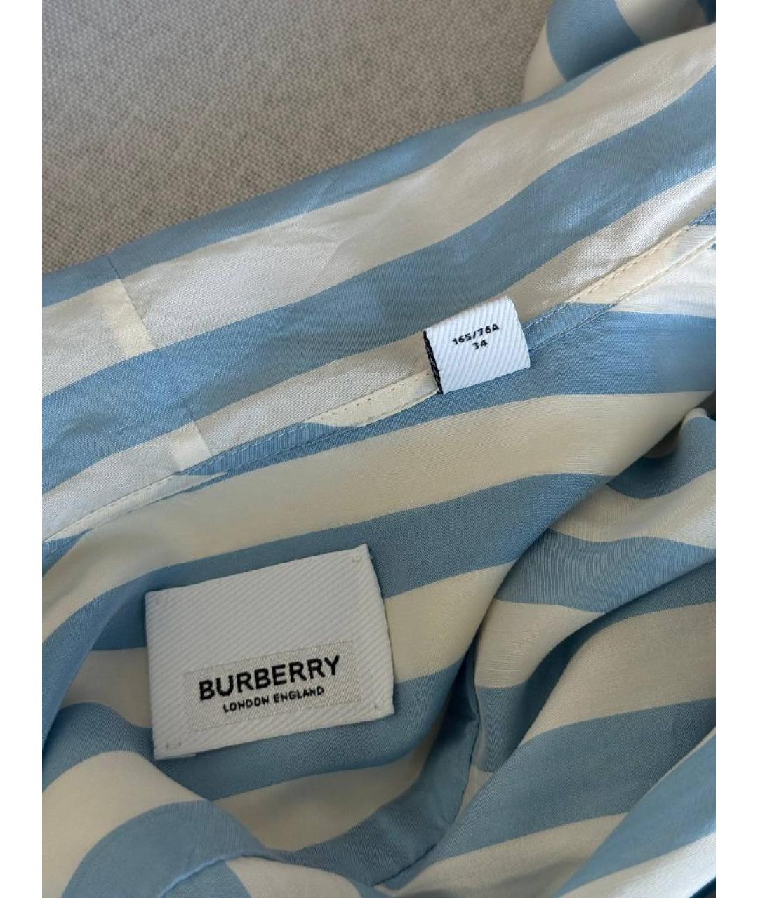 BURBERRY Голубая рубашка, фото 3
