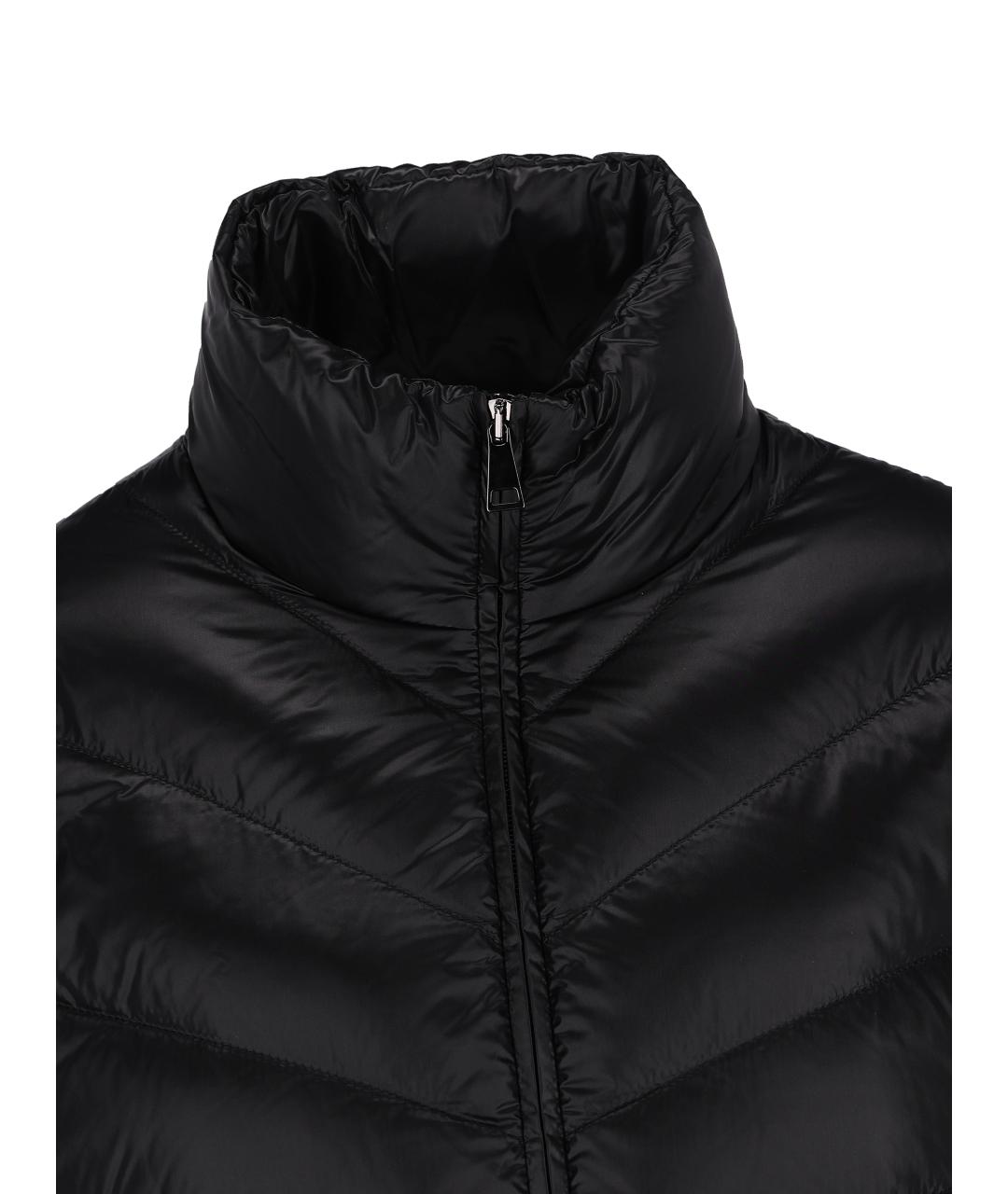 MONCLER Черный полиамидовый кардиган, фото 3