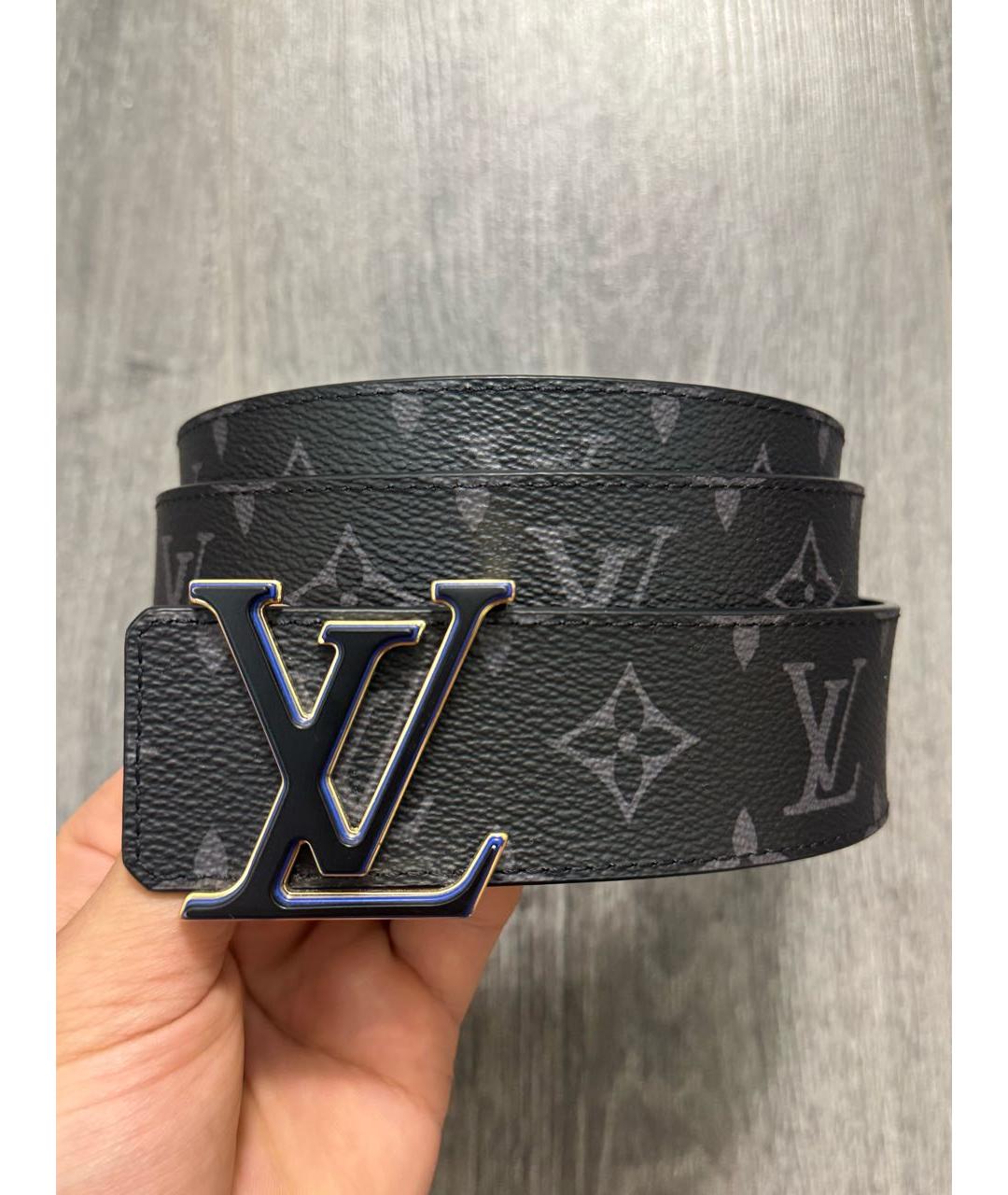 LOUIS VUITTON Черный ремень, фото 8
