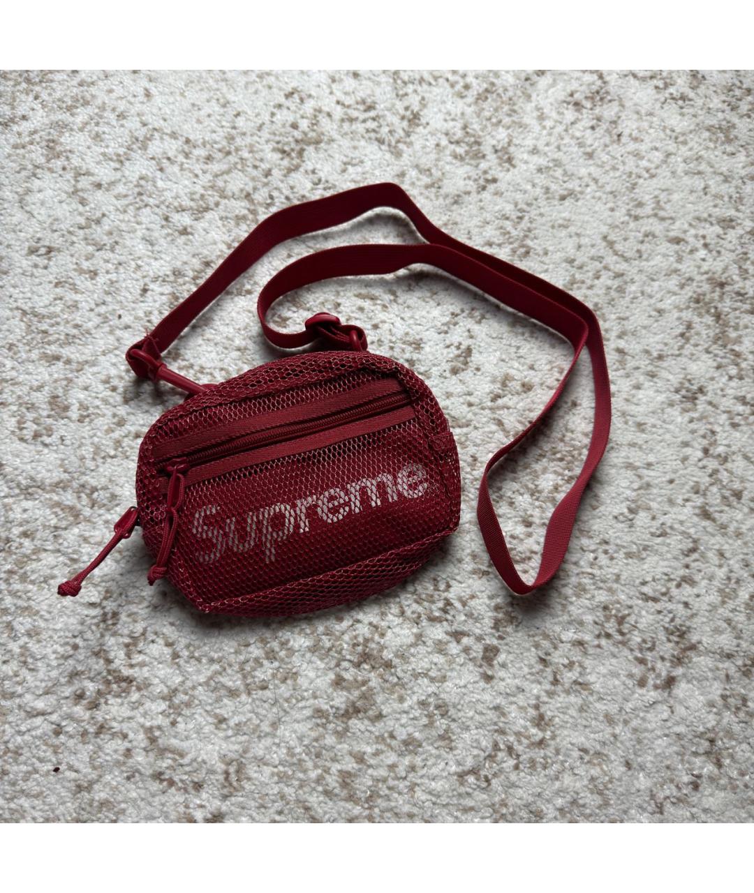 SUPREME Красная сумка на плечо, фото 6
