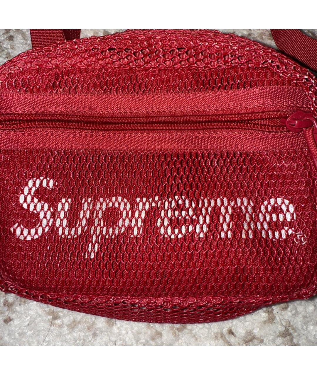 SUPREME Красная сумка на плечо, фото 2
