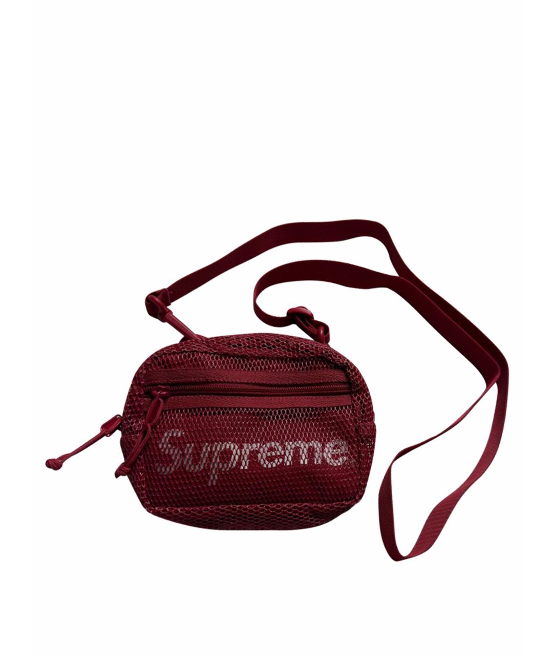 SUPREME Красная сумка на плечо, фото 1