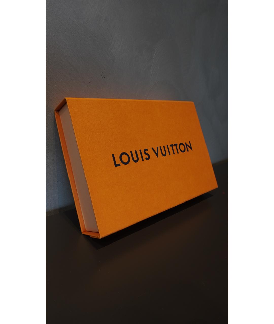 LOUIS VUITTON Красный кашемировый шарф, фото 4
