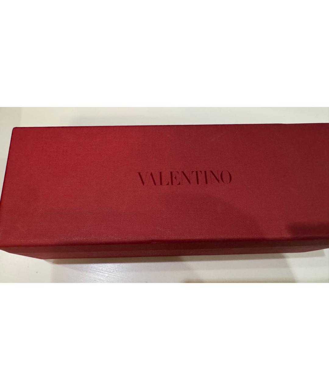 VALENTINO Золотые металлические солнцезащитные очки, фото 5