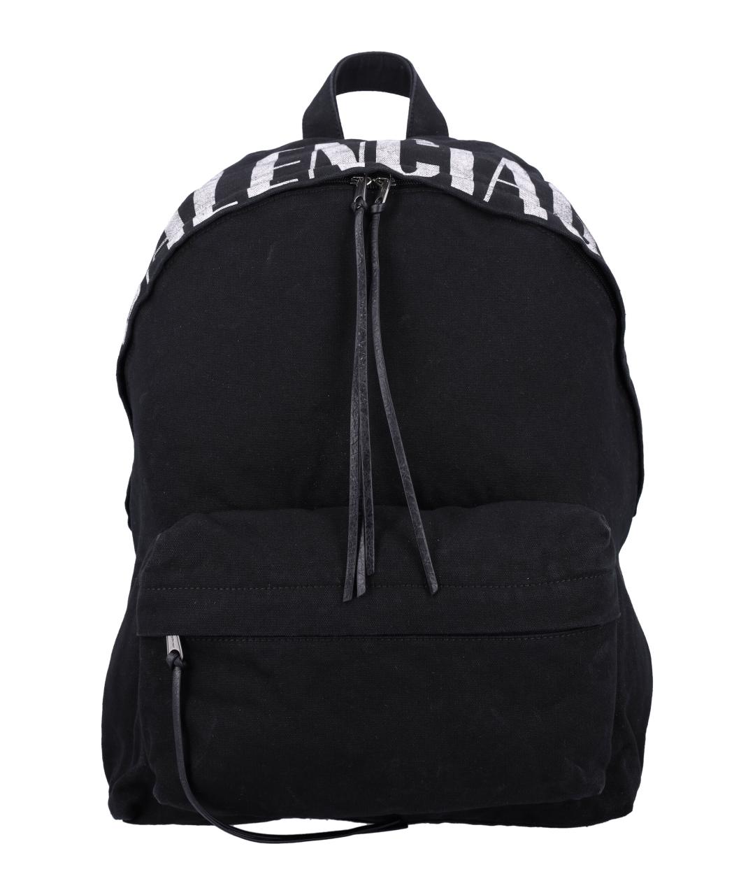 BALENCIAGA Черный рюкзак, фото 1