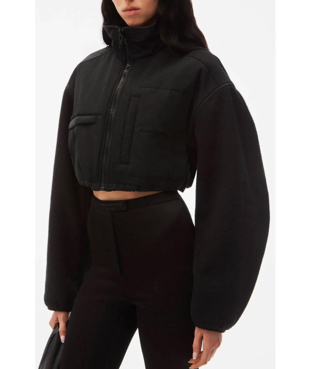 ALEXANDER WANG Черная полиэстеровая куртка, фото 2