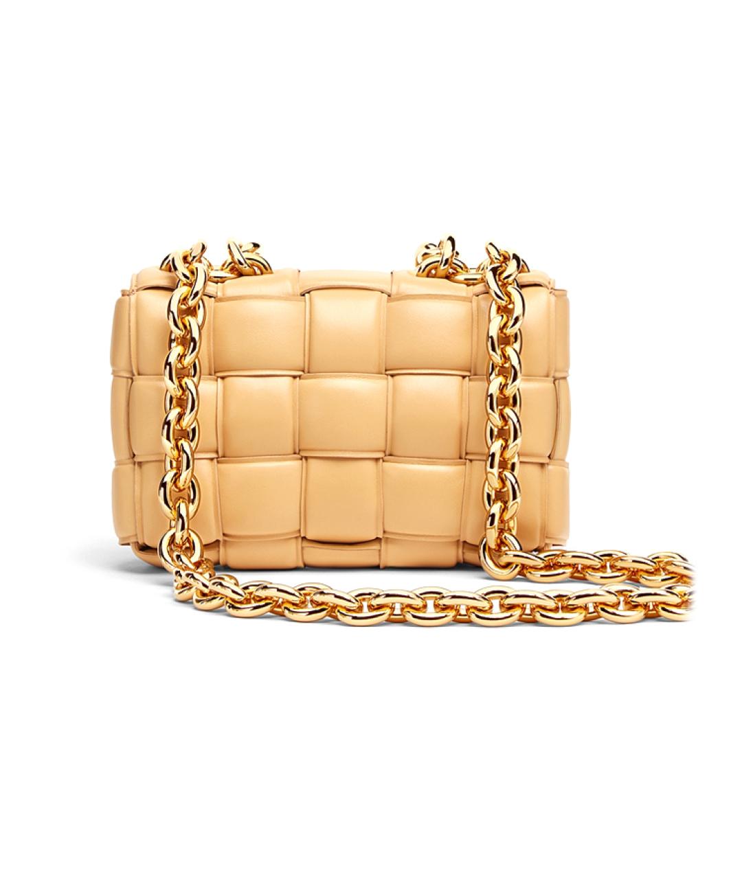 BOTTEGA VENETA Желтая сумка через плечо, фото 2