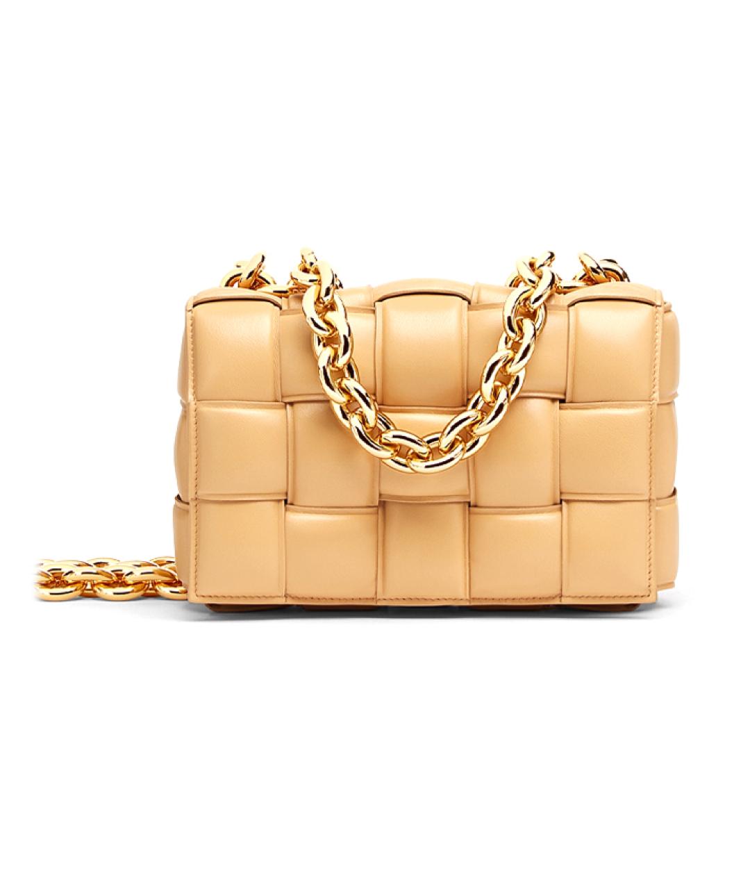 BOTTEGA VENETA Желтая сумка через плечо, фото 1