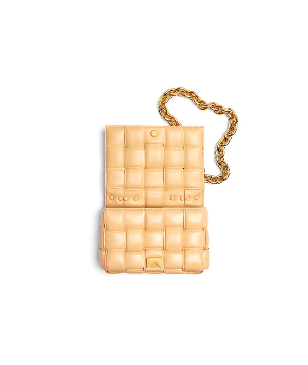 BOTTEGA VENETA Желтая сумка через плечо, фото 3