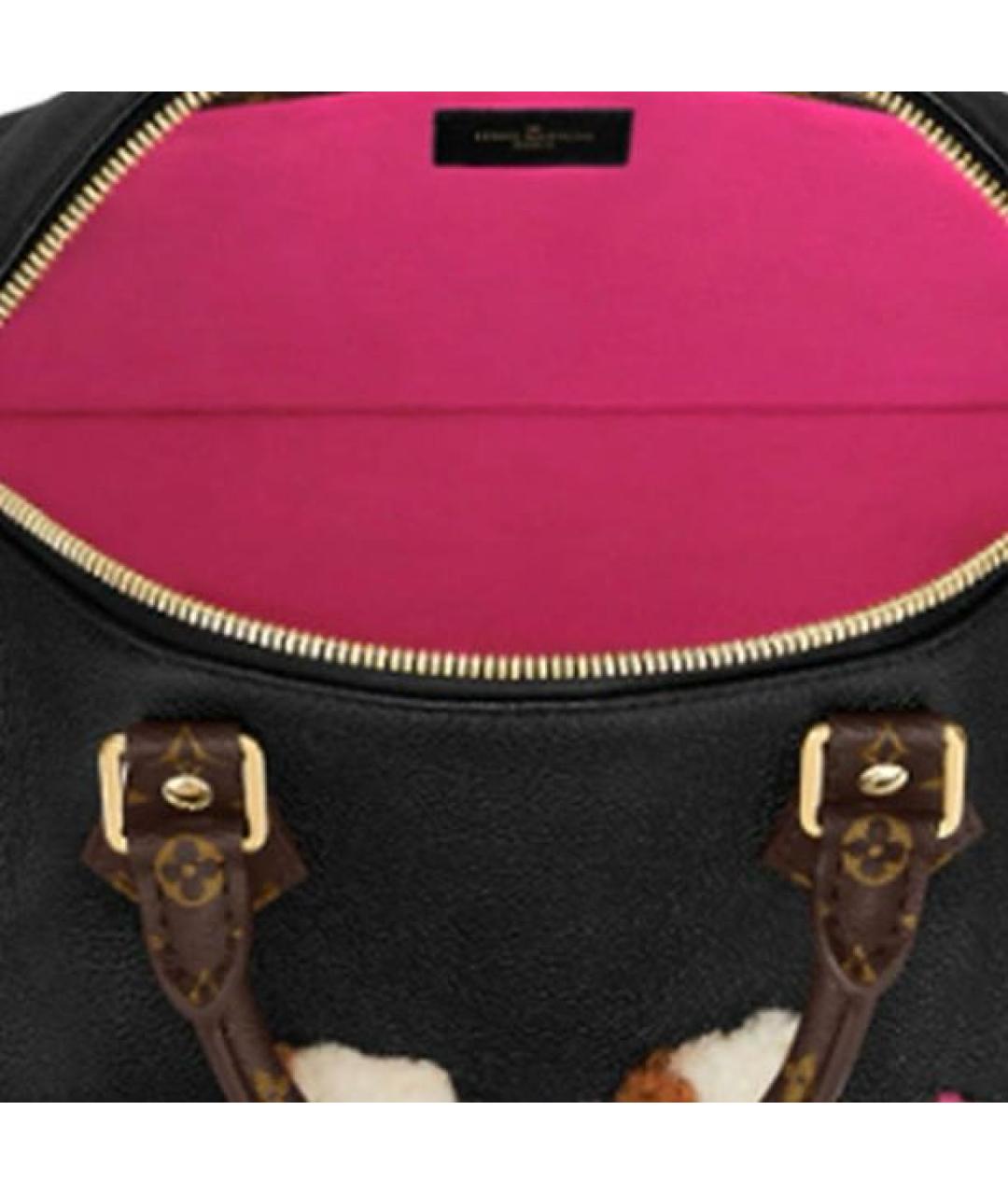 LOUIS VUITTON Коричневая кожаная сумка через плечо, фото 3