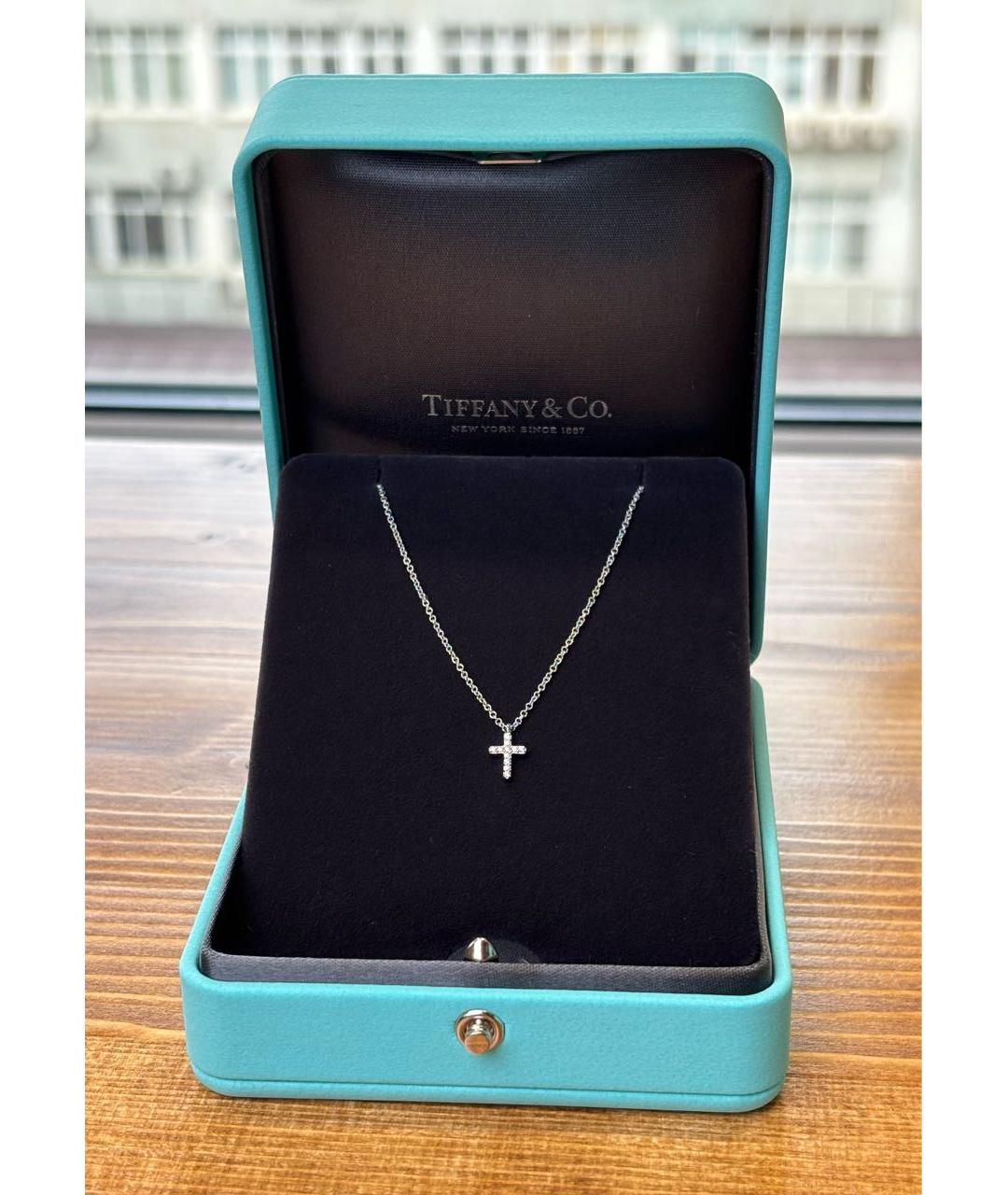TIFFANY&CO Белое колье из белого золота, фото 3
