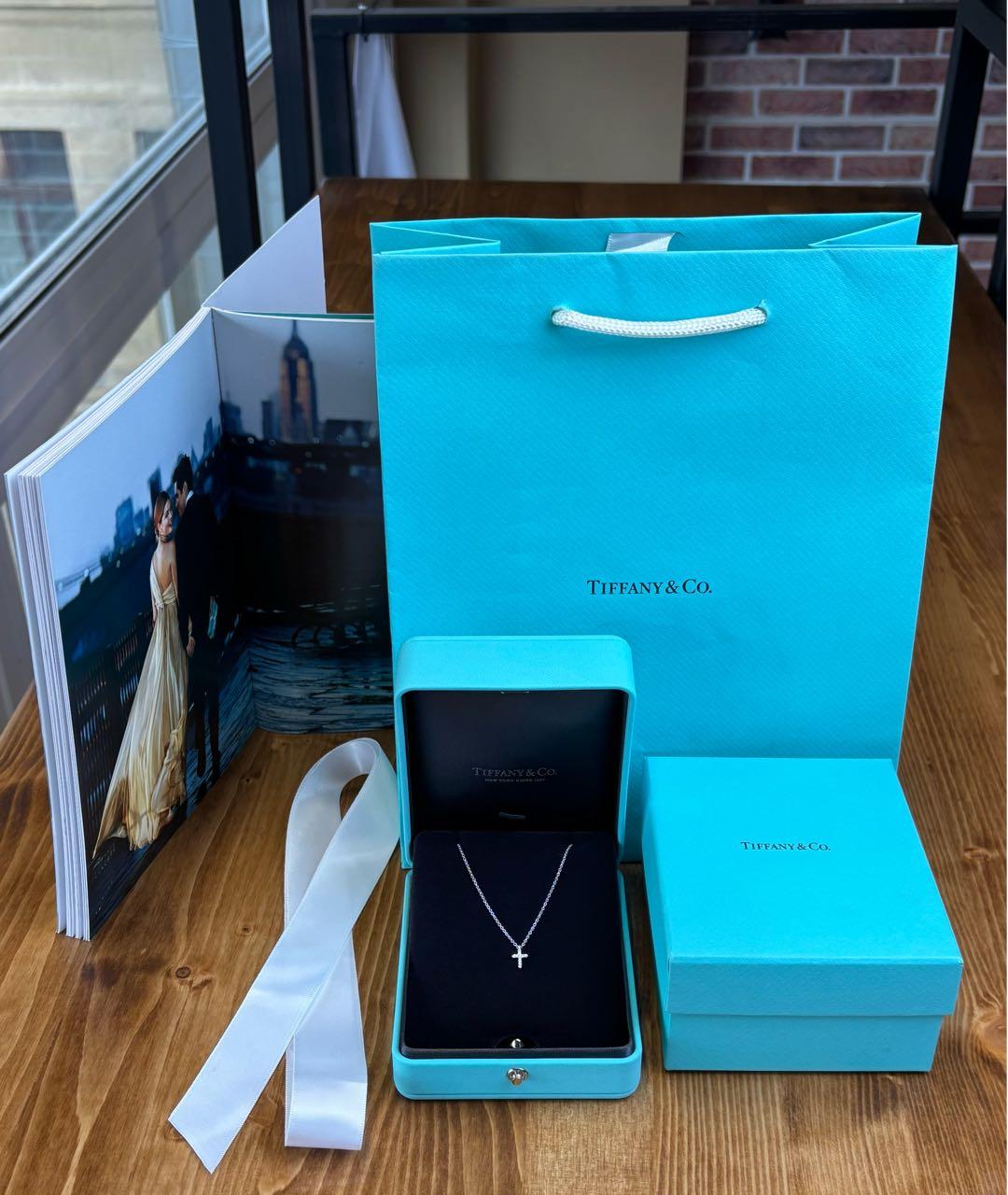 TIFFANY&CO Белое колье из белого золота, фото 2