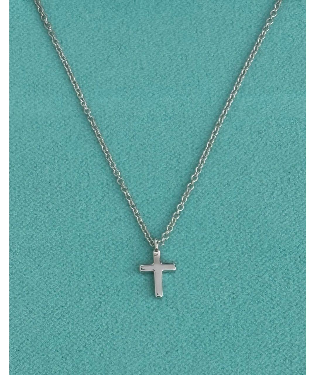TIFFANY&CO Белое колье из белого золота, фото 5