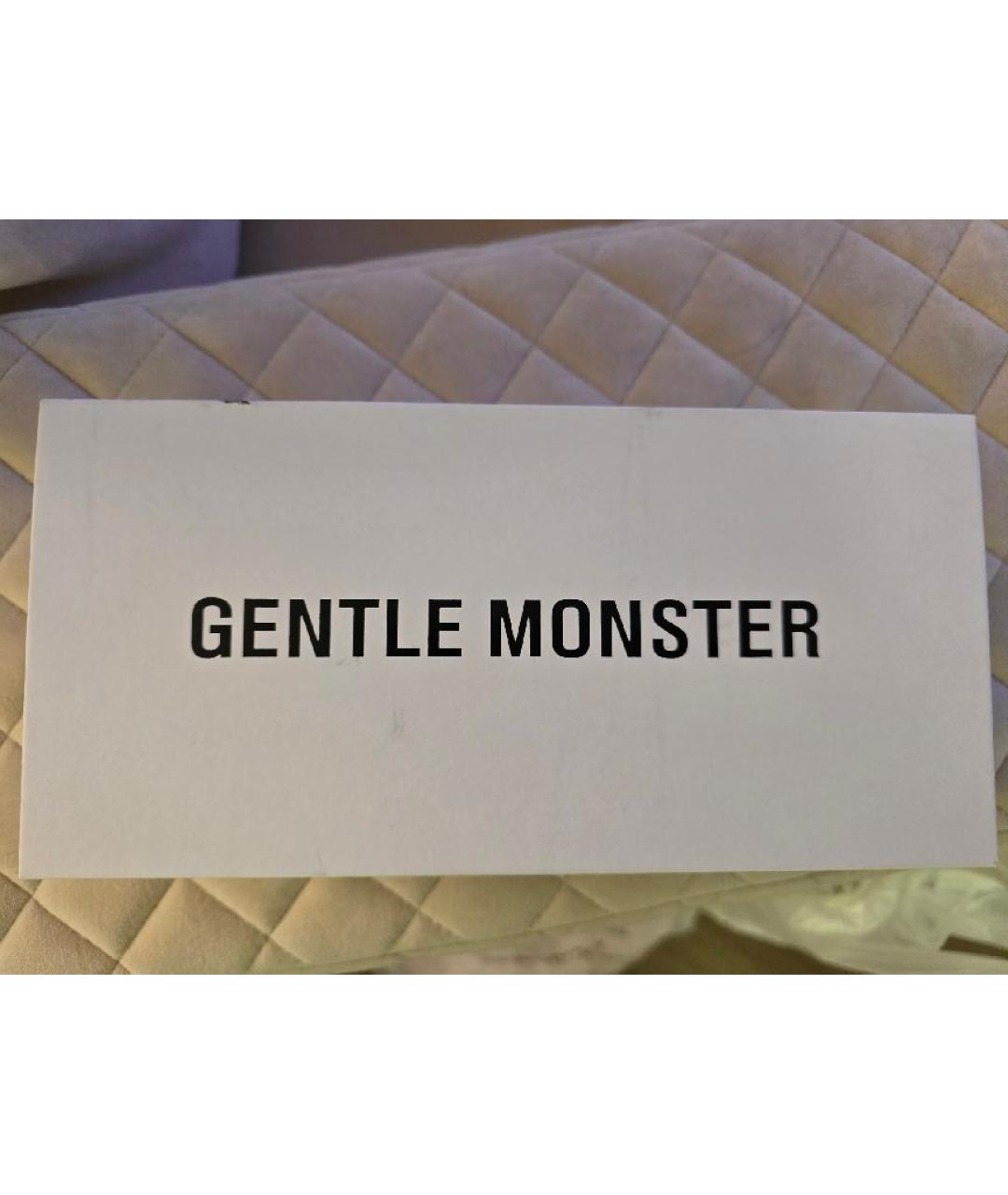 GENTLE MONSTER Черные пластиковые солнцезащитные очки, фото 6