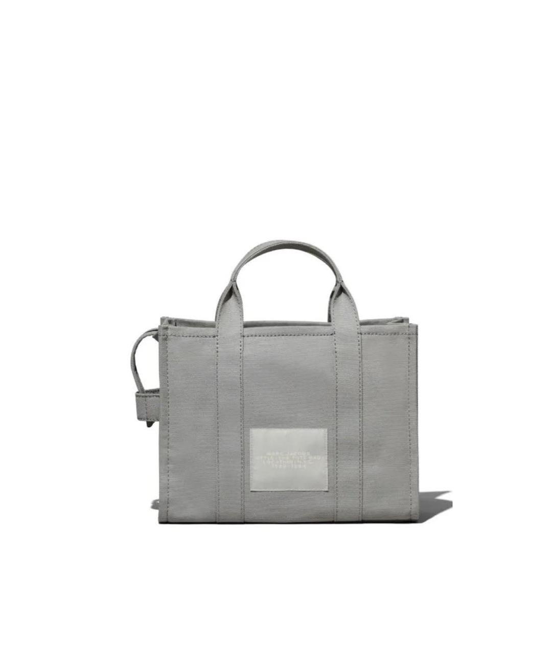 MARC JACOBS Серая тканевая сумка тоут, фото 3