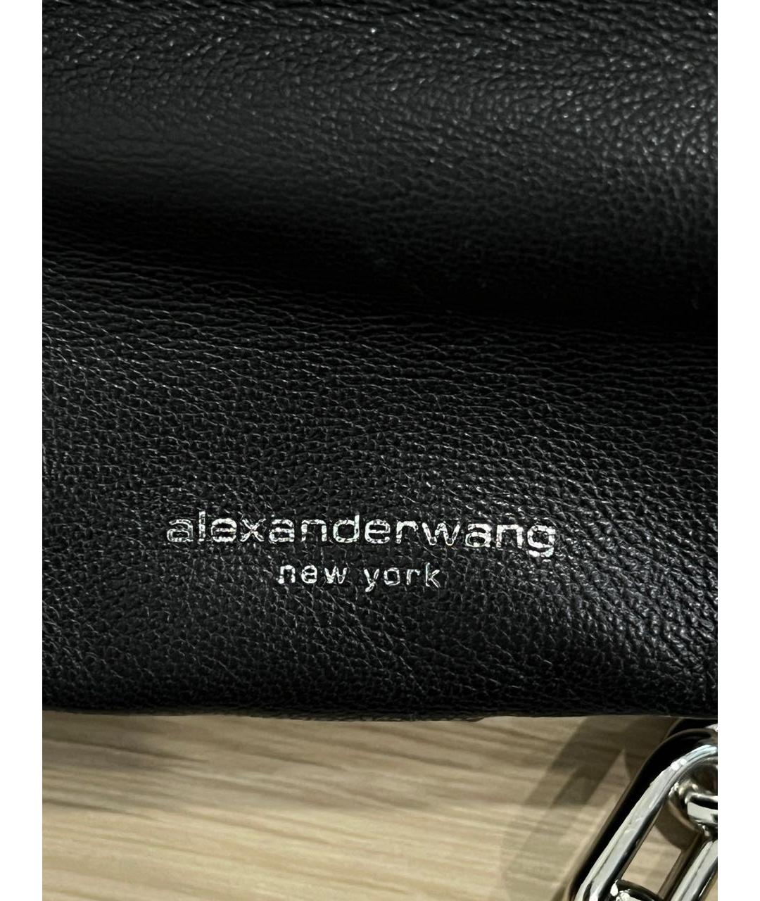 ALEXANDER WANG Черная поясная сумка, фото 3