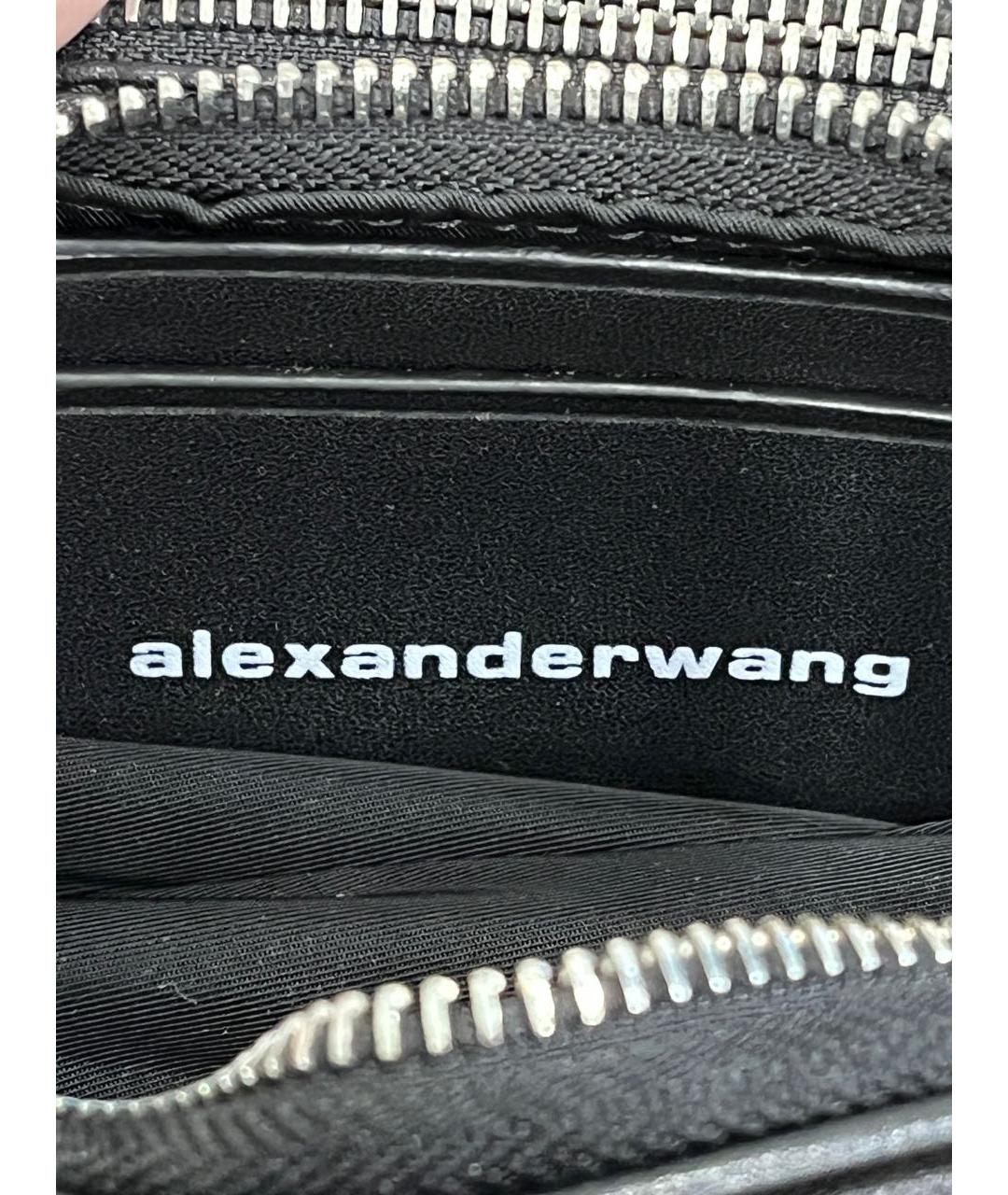 ALEXANDER WANG Черная поясная сумка, фото 4