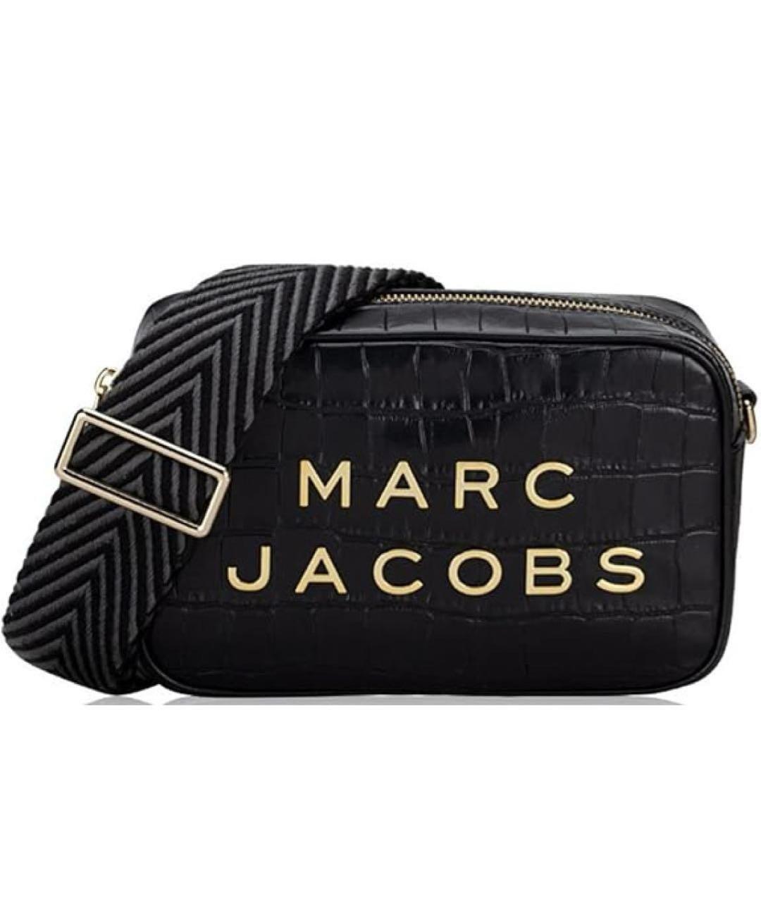 MARC JACOBS Черная кожаная сумка через плечо, фото 6