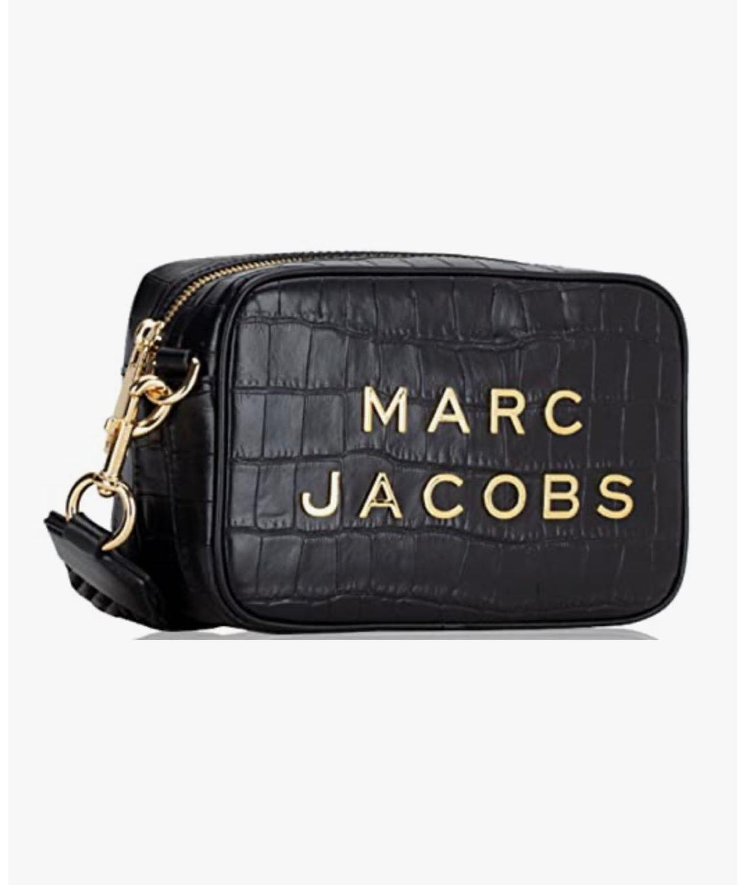MARC JACOBS Черная кожаная сумка через плечо, фото 2
