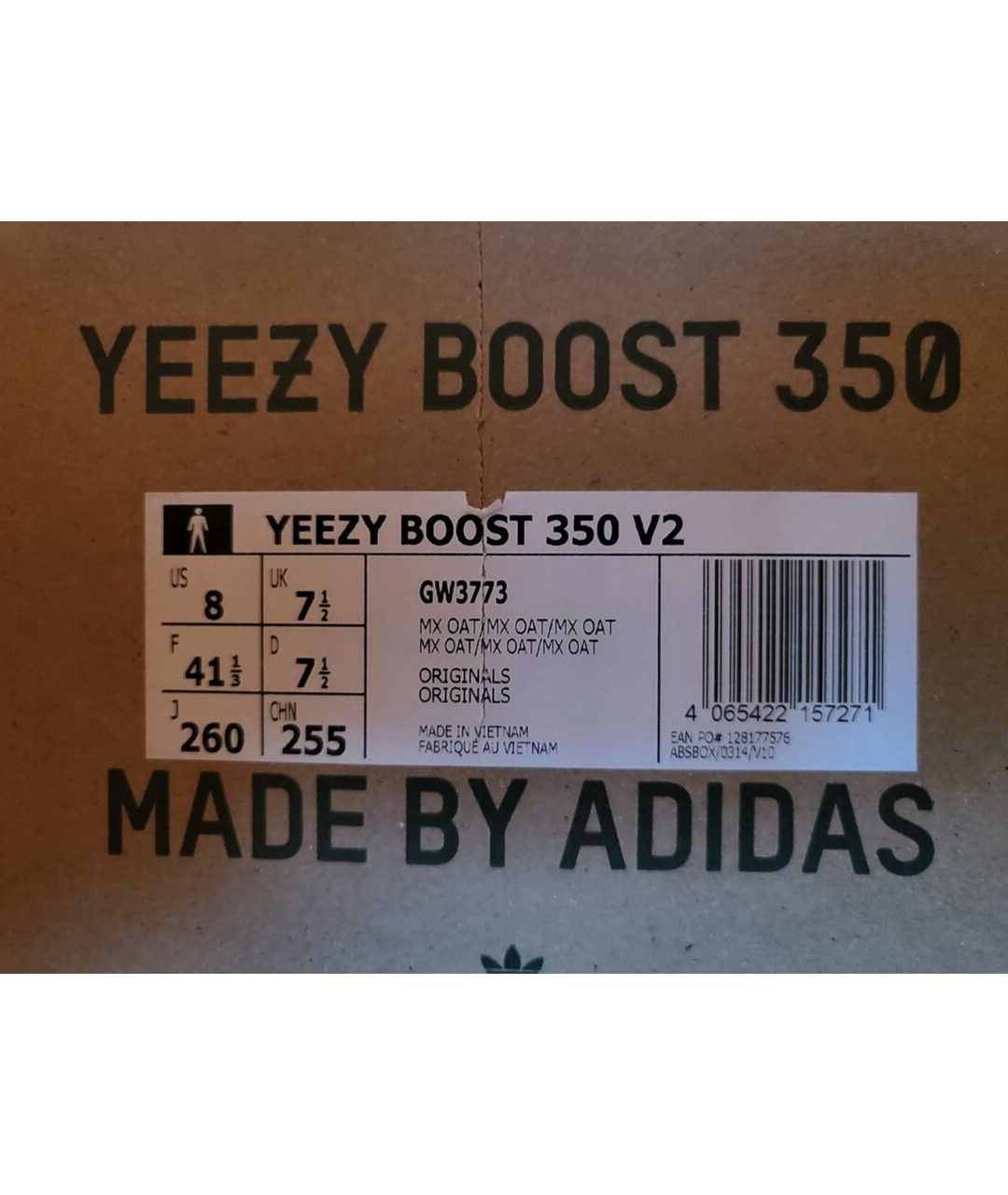 ADIDAS YEEZY Мульти текстильные кроссовки, фото 4